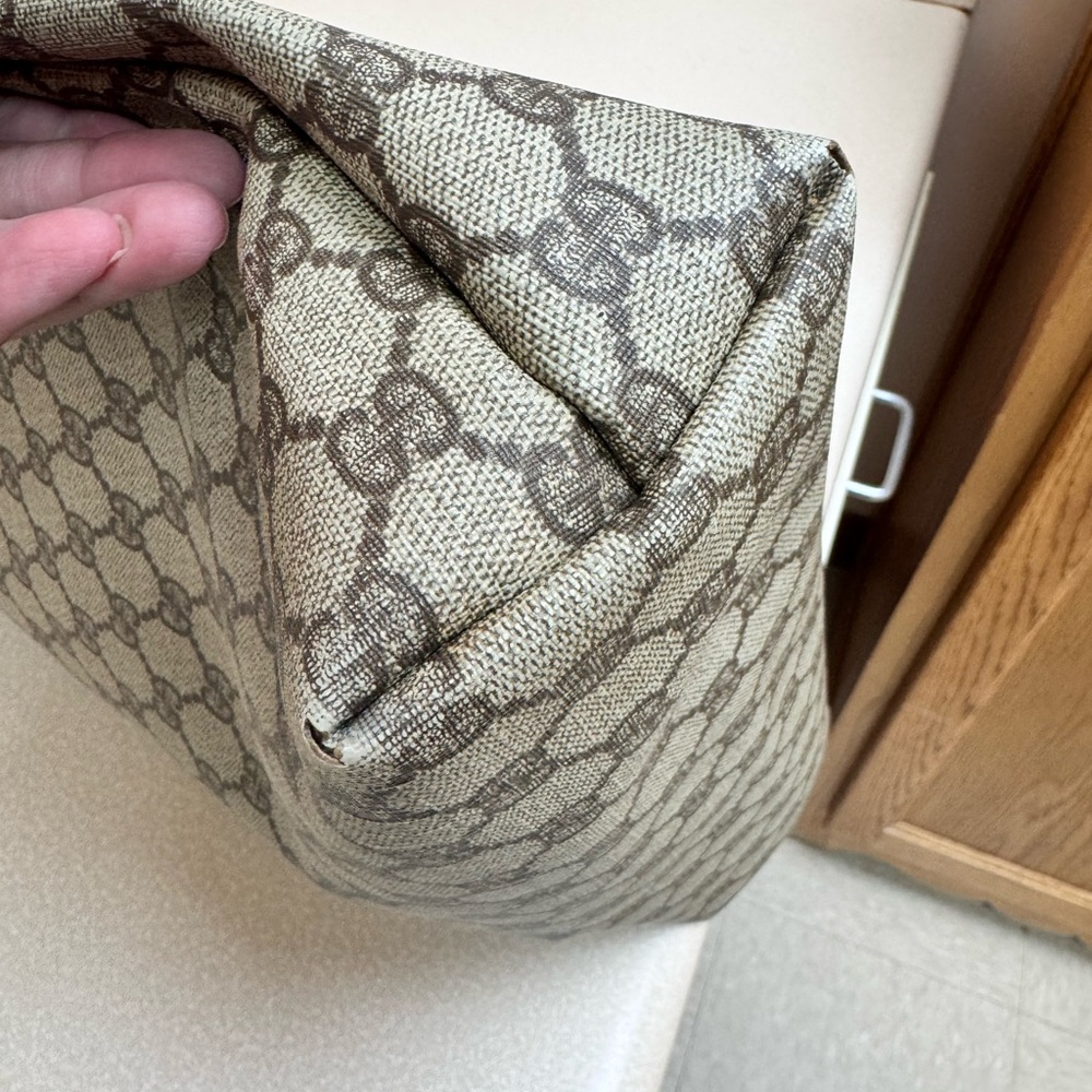 Vintage Gucci Beige and Brown Tote Bag - Picture 13 of 13